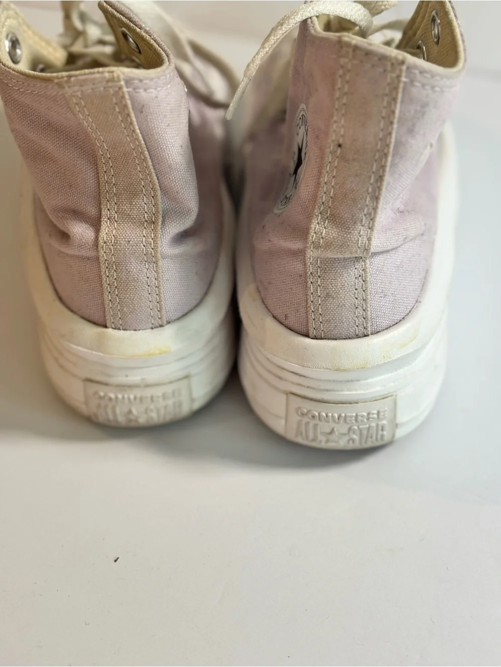 Converse Women’s High Top Platform Sneakers - Light Purple
